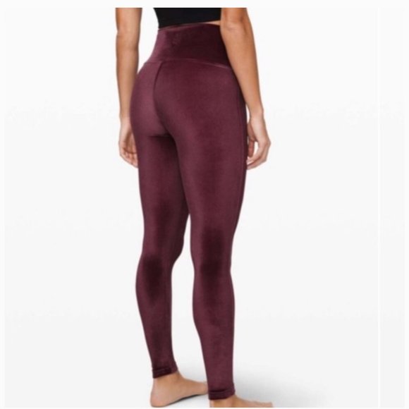 NWOT Lululemon Velour Wunder Under Leggings - Picture 2 of 5